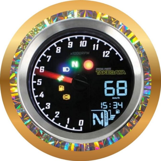 SP武川 スペシャルパーツ スーパーマルチDNメーター 05-05-0052 付属品完備 箱無し