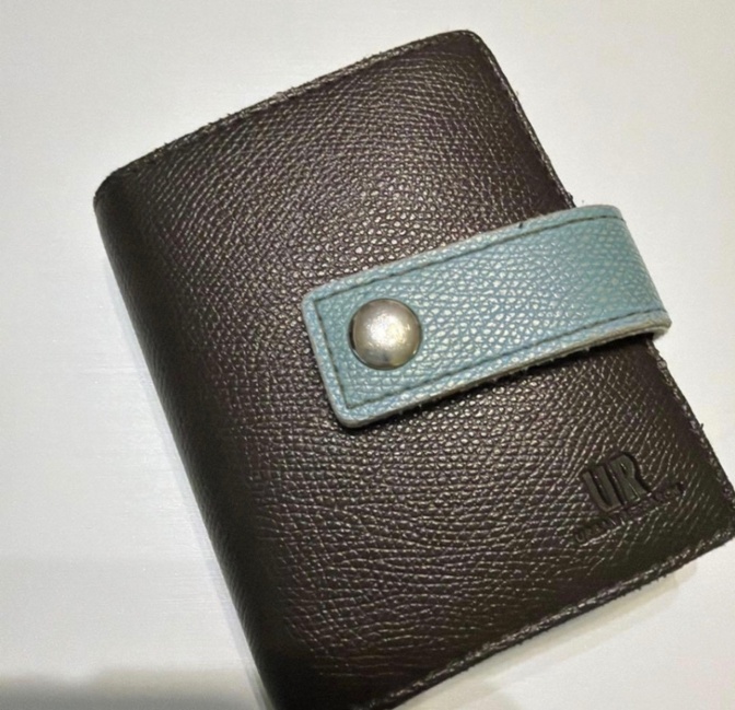 【URBAN RESEARCH】レザー 二つ折り財布 ブラウン