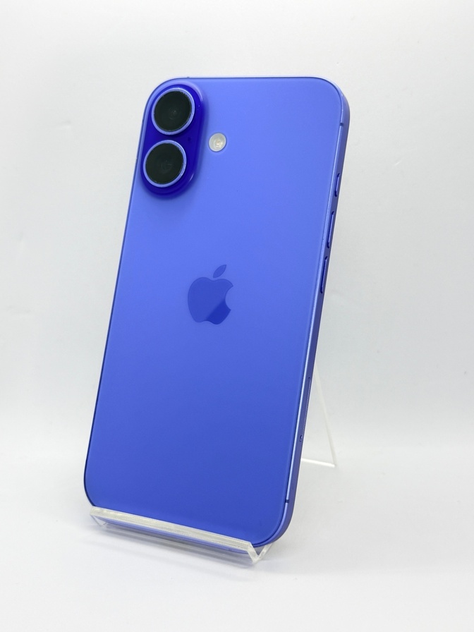 【BT92%】iPhone 16 128GB ウルトラマリン #215