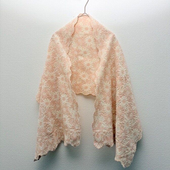 春色ショール🌸卒業式の袴スタイルにも❤️和装用ショール マフラー  