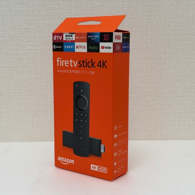 4K高画質！Fire TV Stick 4K リモコン付【乾電池付・翌日発送】