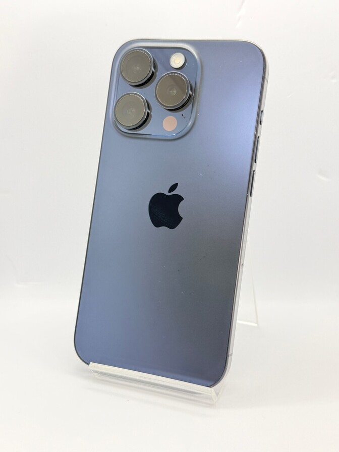 【BT86%】iPhone15 pro 128GB ブルーチタニウム SIMロック解除済 #219