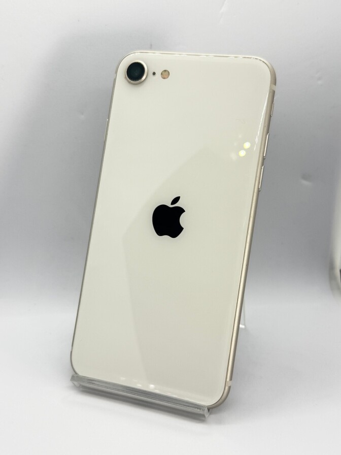 【BT100%】iPhone SE3 (第3世代) 64GB ホワイト SIMフリー #229