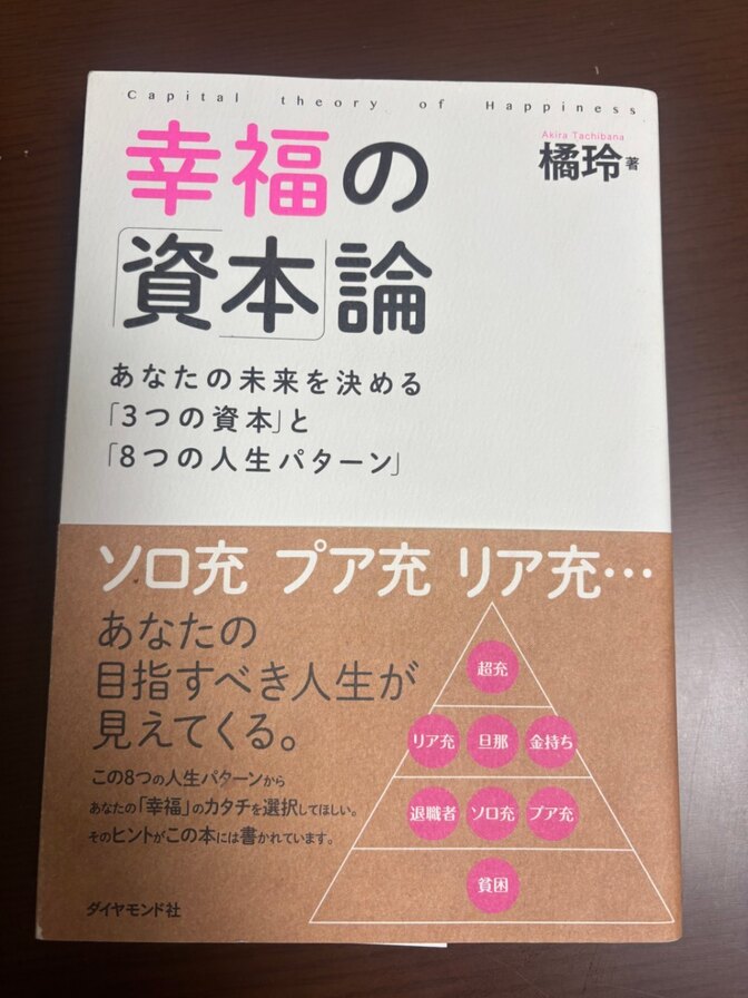 【幸福の資本論】橘玲　著
