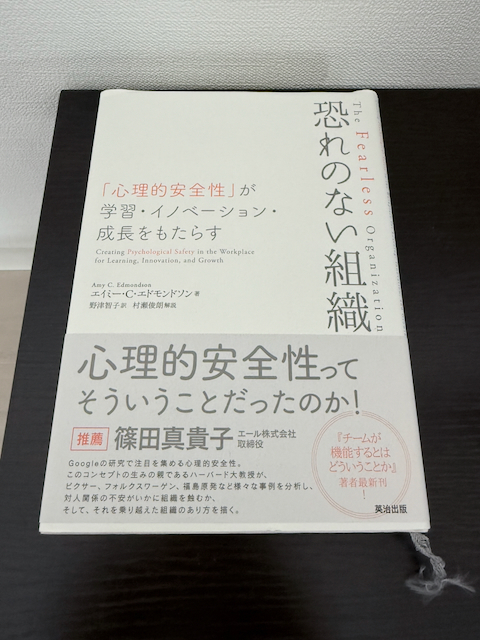 恐れのない組織―「心理的安全性」が学習・イノベーション・成長をもたらす
エイミー・C・エドモンドソン