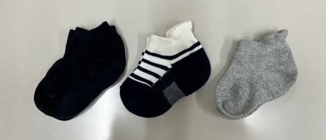 無印良品の
靴下3足セット