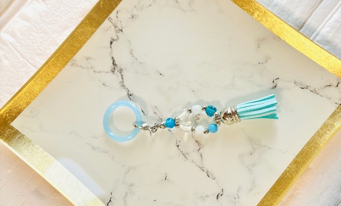 【ハンドメイド】３Wayめじるしアクセサリー チャーム キーホルダー