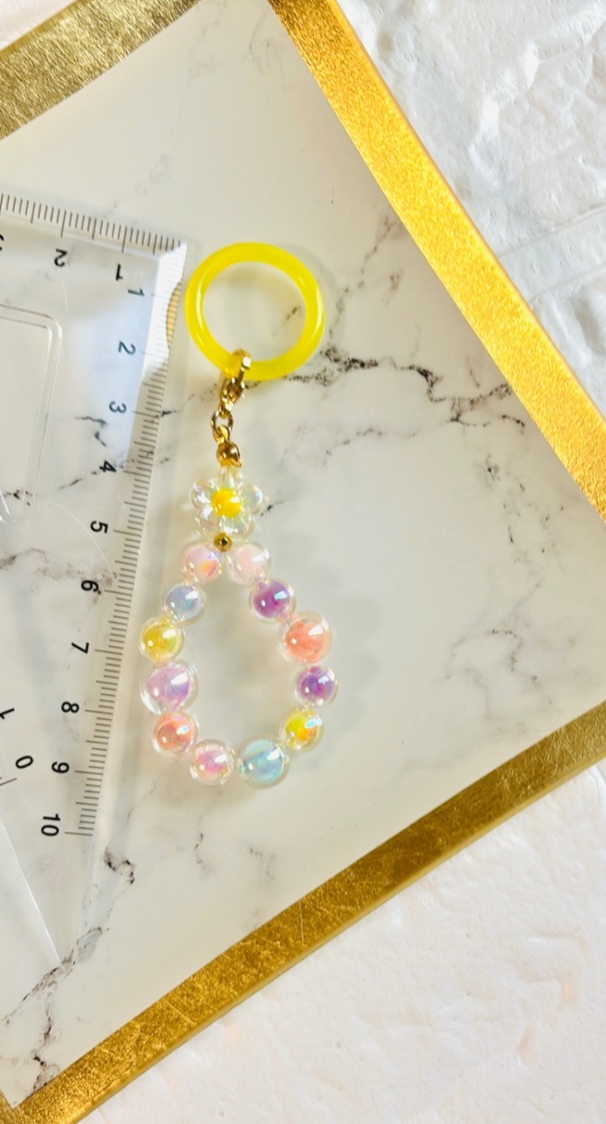 【ハンドメイド】３Wayめじるしアクセサリー チャーム キーホルダー