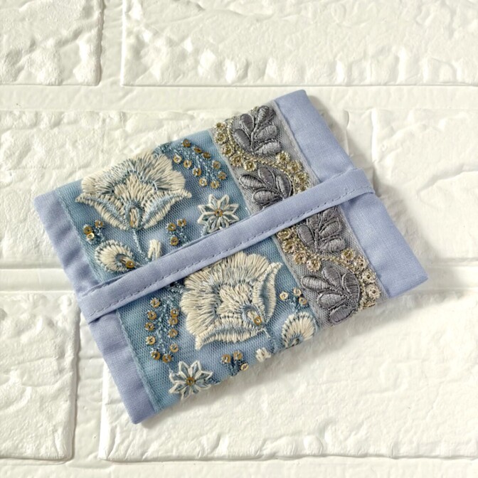 インド刺繍リボン🎀ポケットティッシュカバー②