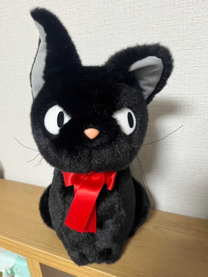 ジブリ「魔女の宅急便」に出てくる黒猫のジジ
