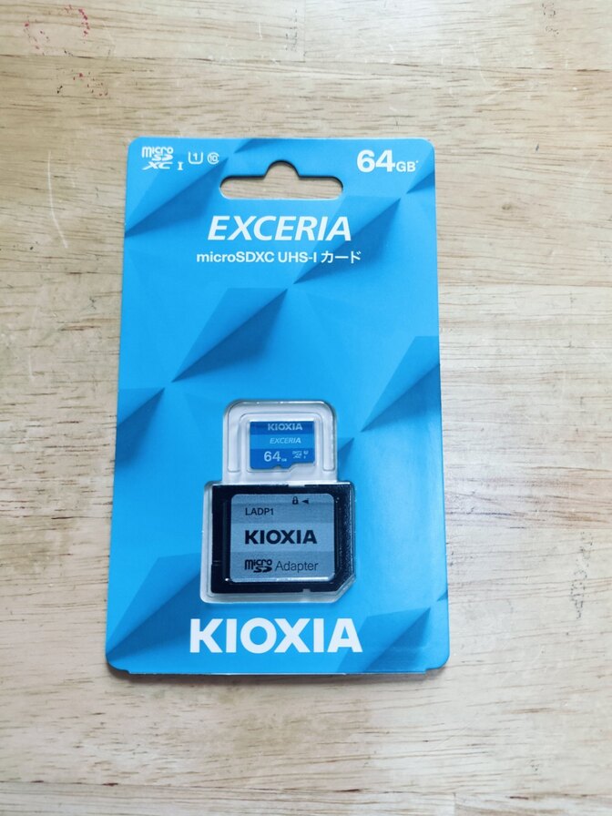 新品未開封 KIOXIA microSDカード　64GB EXCERIA microSD キオクシア
