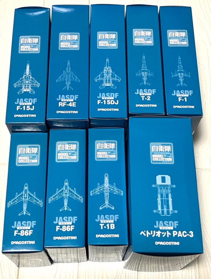 デアゴスティーニ 自衛隊モデルコレクション 航空自衛隊 まとめ売り
