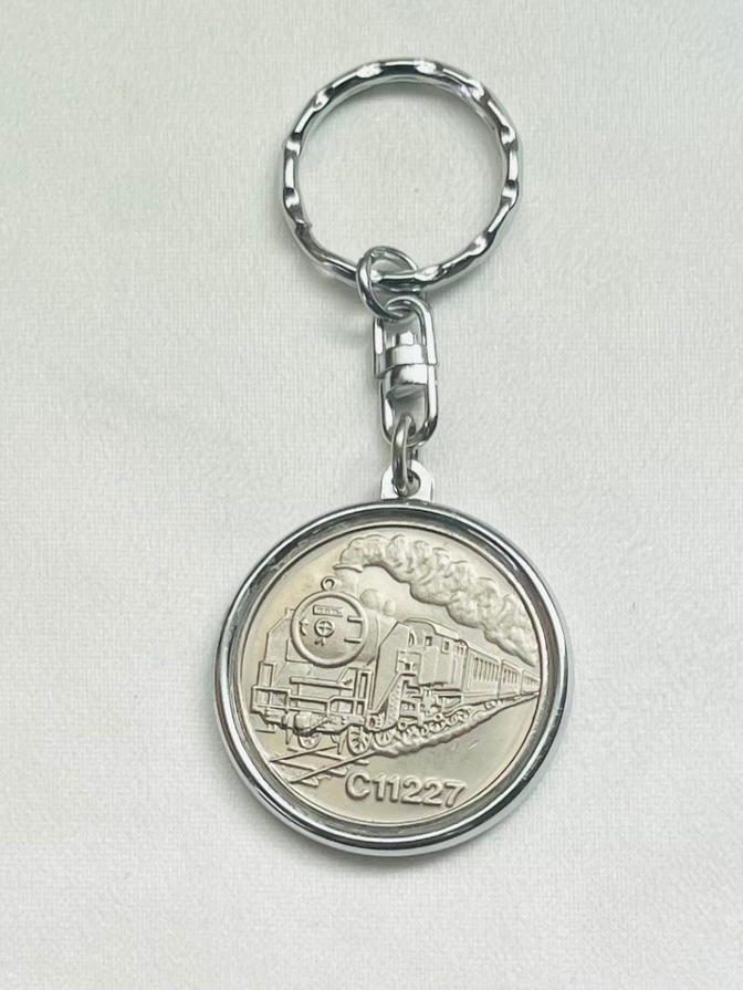 SL急行　かわね路号 C11227
復活運転開始★1976..7.9 
キーホルダー
