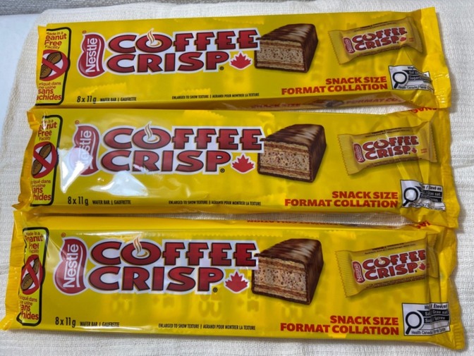 カナダ限定⭐︎ネスレ コーヒークリスプ チョコ 3袋セット スナックサイズ
