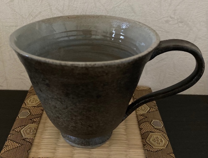 ⑨ コーヒーカップ(黒蛍) 器 和食器 陶器