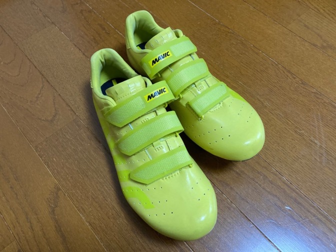 ★最終値下げ★【美品 黄色】マビック MAVIC ロードバイク SPD-SL シューズ 26cm