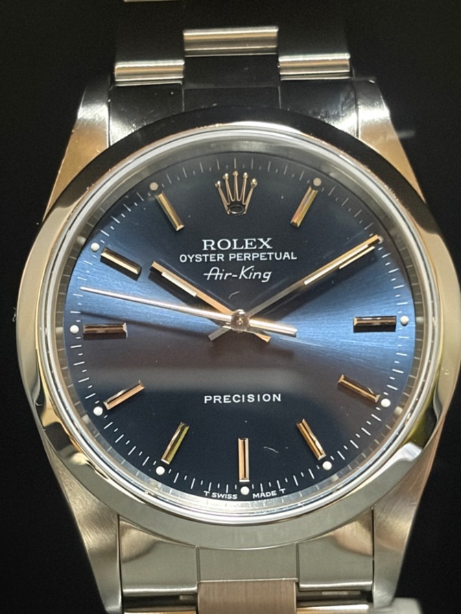 【値下げ交渉可能】ロレックス エアキング Ref.14000 ブルーダイヤル