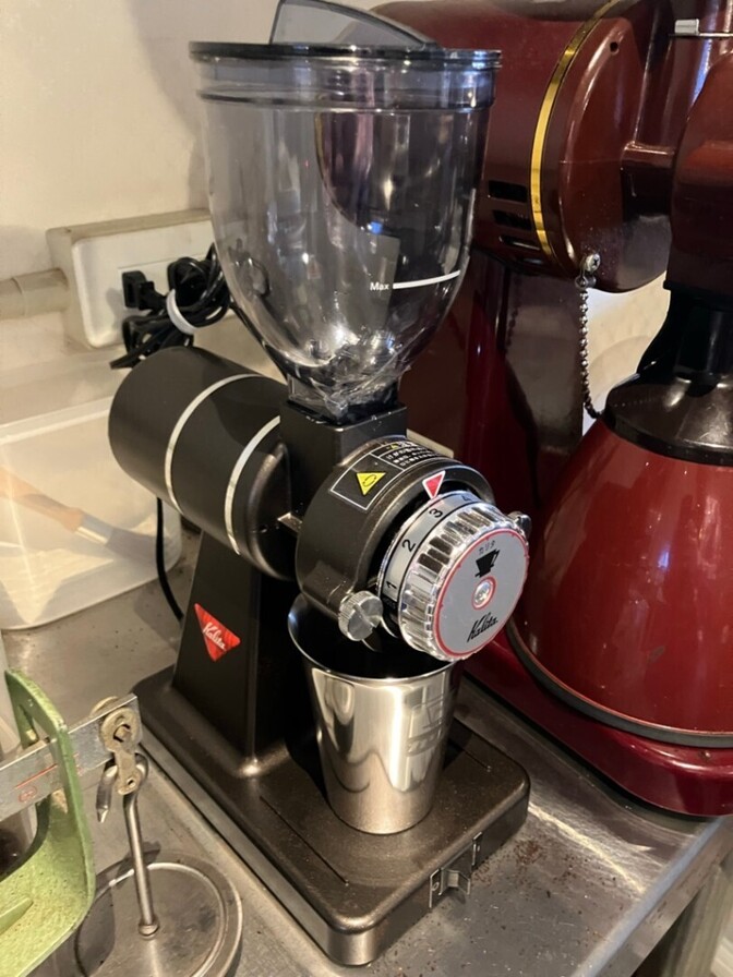 【コーヒーグラインダー】
カリタ ナイスカットG　プレミアムブラウン
（※ホッパー破損有り）