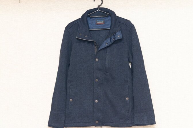 【大特価】【美品】NICOLE CLUB FOR MEN ブルゾン ネイビー size46(M)