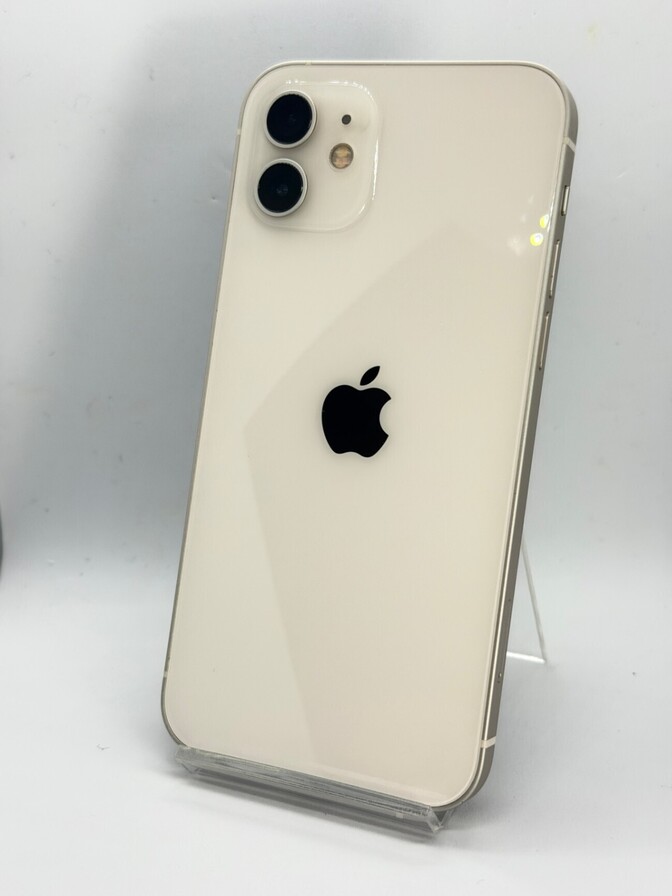【BT100%】iPhone 12 64GB ホワイト AU SIMフリー #303