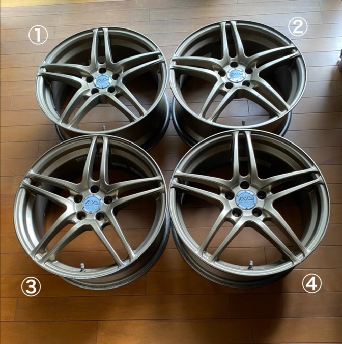 【自動車用ホイール】YOKOHAMA AVS モデル5 17インチ 7J+45 PCD100
