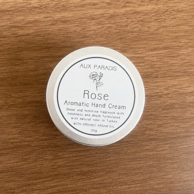 【AUX PARADIS】Rose アロマティックハンドクリーム 30g🌹