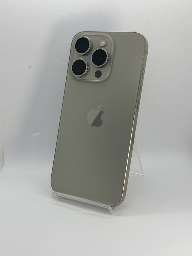 【充放電0回/純正BT100%】iPhone15 pro 256GB ナチュラルチタニウム #307