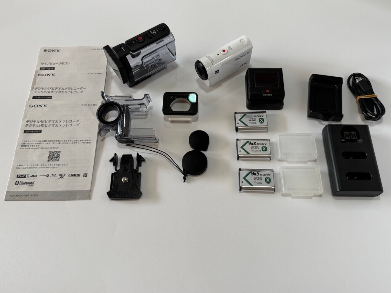 アクションカム】SONY FDR-X3000 映像を遠隔確認可能なライブビュー 