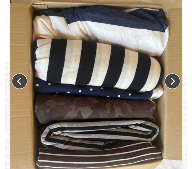ニット生地などまとめてお譲りします！たっぷり100サイズの箱いっぱい🈵📦
