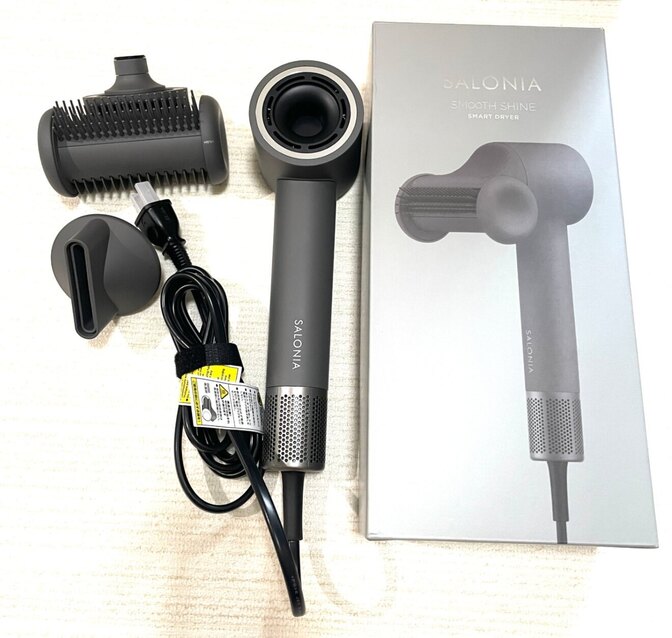 SALONIA （サロニア） スムースシャインスマートドライヤー グレー KSAL25120GR