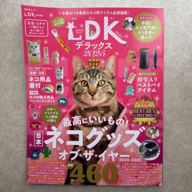 ネコDKデラックス2025 最高にいいもの！日本ネコグッズオブザイヤー 2024-2025