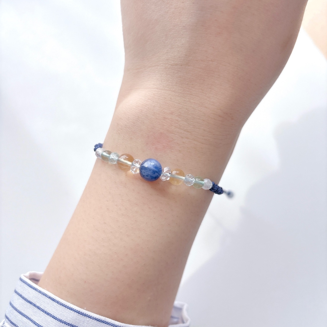 ハンドメイド】蒼穹の調べ-そうきゅうのしらべ- カイヤナイト 天然石