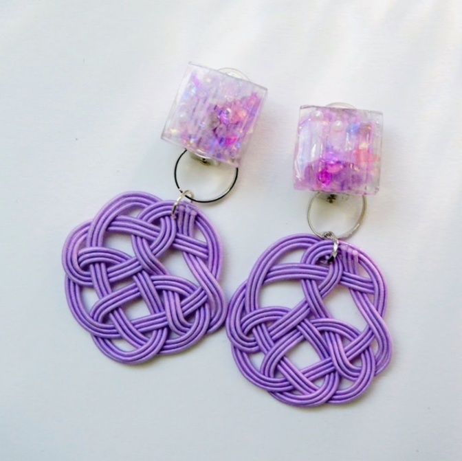 【ハンドメイド】水引　2wayイヤリング