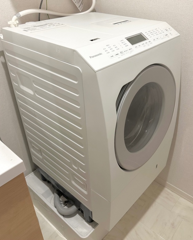 【美品】Panasonicドラム式洗濯機2026年購入NA-LX127E 引取限定