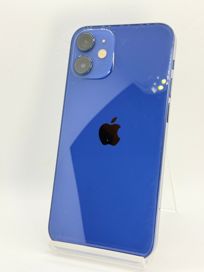【BT100%】iPhone 12 mini 128GB ブルー 楽天版 SIMフリー #317