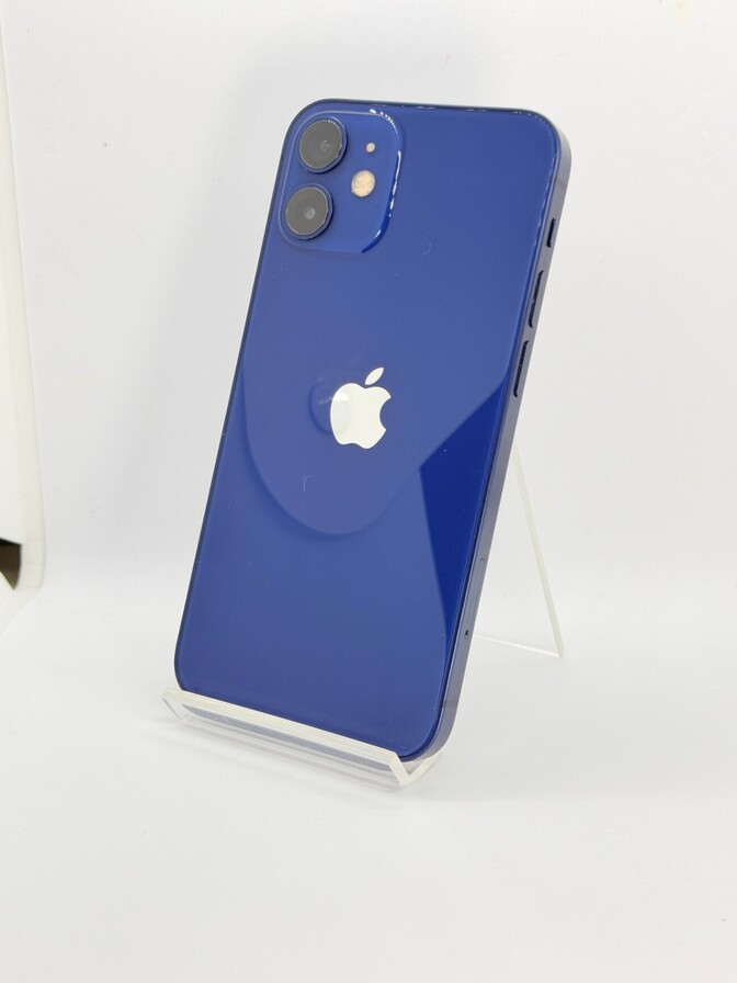 【BT100%】iPhone 12 mini 128GB ブルー AU版 SIMフリー #320