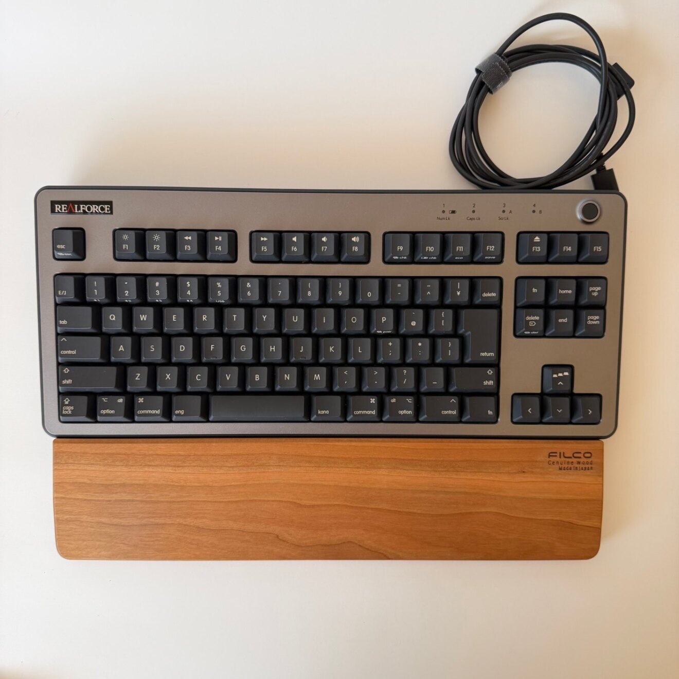 REALFORCE R3HG11 Mac配列 テンキーレス & FILCO リストレスト