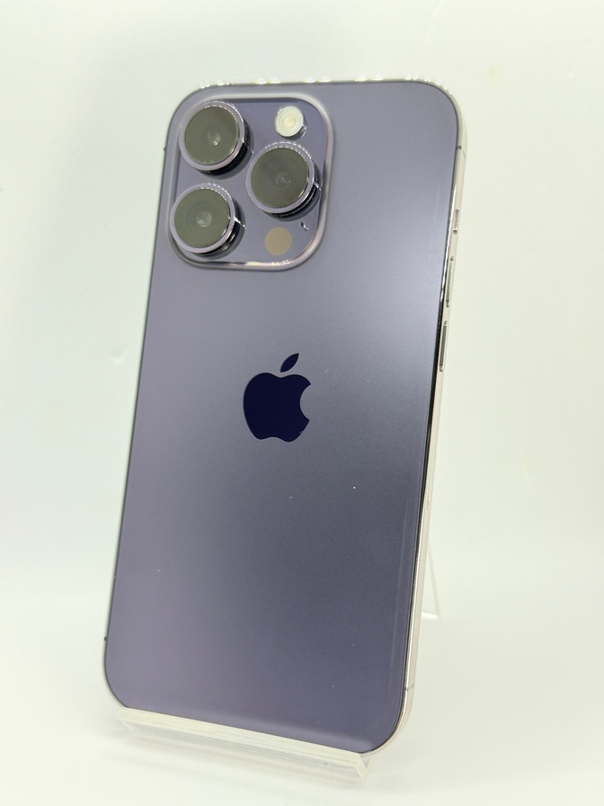 【BT79%】iPhone14 pro 256GB ディープパープル docomo SIMフリー