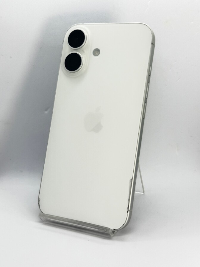 【BT100%】iPhone 16 128GB ホワイト AU SIMフリー#326