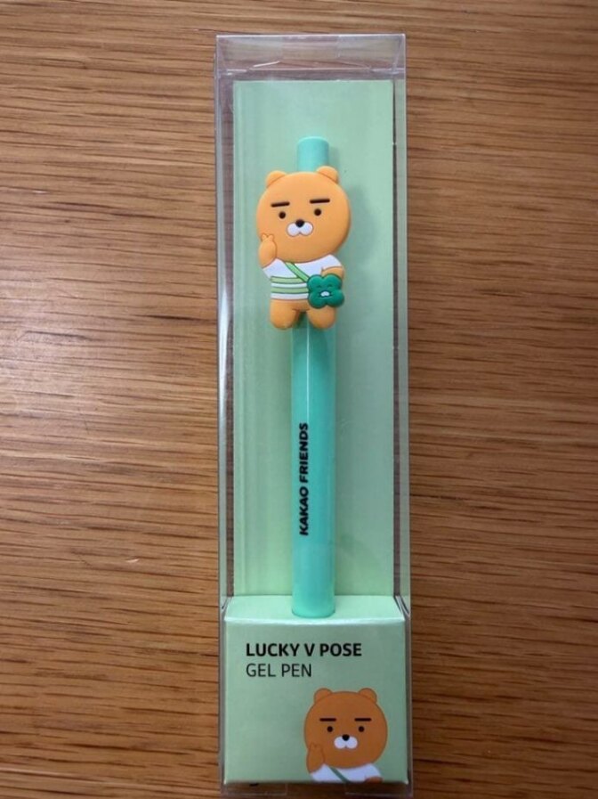 【韓国限定】KAKAO FRIENDS LUCKY V POSE ゲルペン