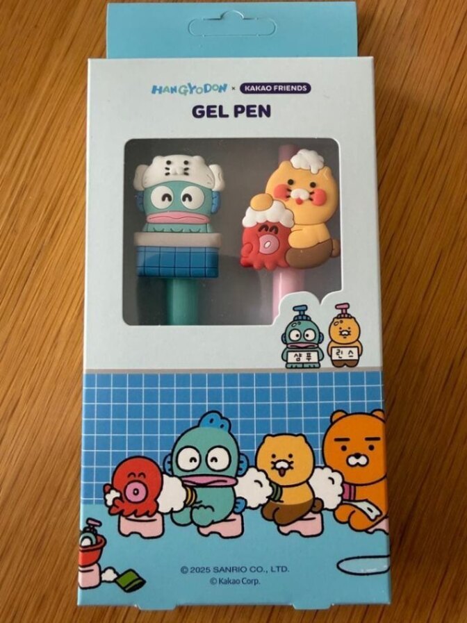 【韓国限定】ハンギョドン✖️KAKAO FRIENDS GelPen 2本セット