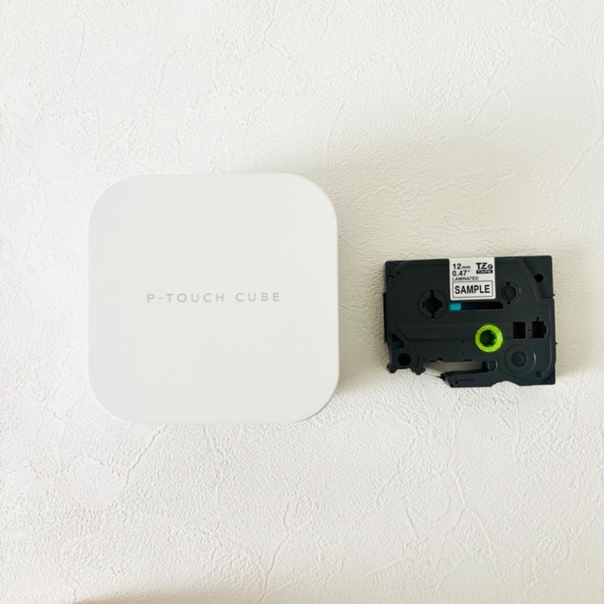 brother P-TOUCH CUBE 本体+ラベル1