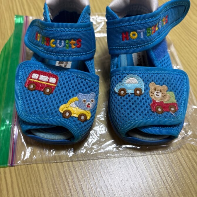 ミキハウス ベビー ホットビスケッツ サンダル 12
