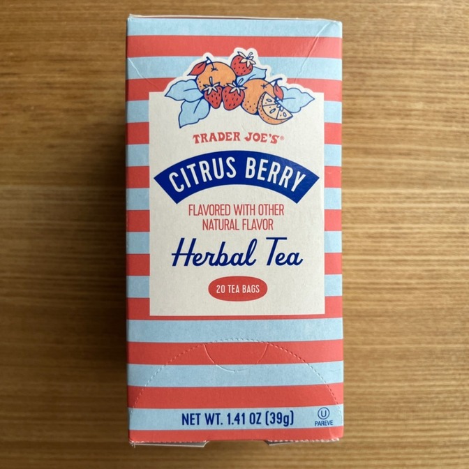 Trader Joe’s シトラスベリー ハーブティー 20袋入り

