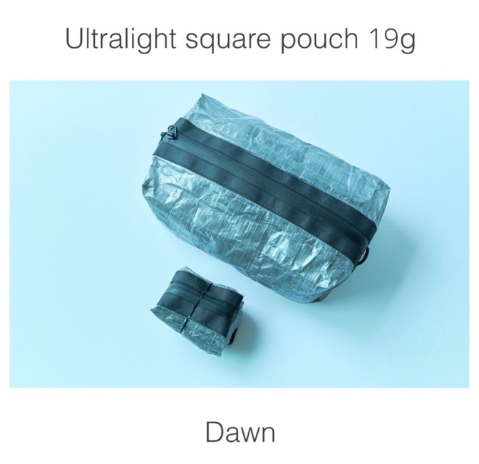 【超軽量 19g｜DCF Ultralight square pouch medium】