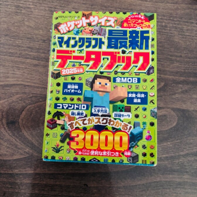 ポケットサイズ マインクラフト データブック 2025年版 攻略本