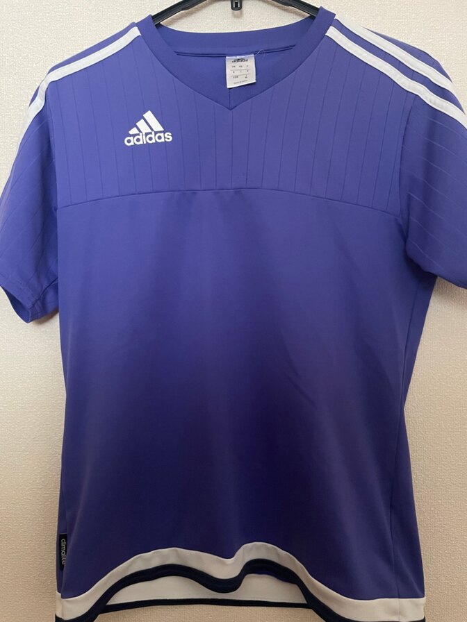 adidas アディダス サッカー プラクティスシャツ TIRO ブルー M