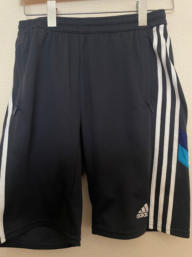 adidas アディダス ハーフパンツ ジャージ ネイビー M サッカー トレーニング


