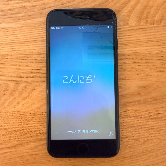 iPhone7 ブラック　画面割れ有
