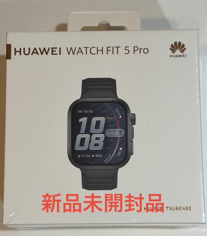 HUAWEI WATCH FIT 5 Pro スマートウォッチ ブラック 新品未開封